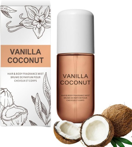 Vanilla coconut perfume 50ml - vanilla,