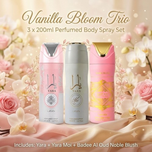 Arabian body spray - body, bundle